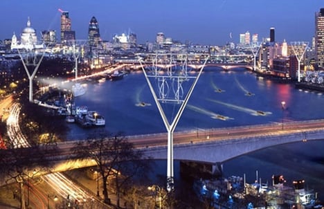 Wind-powered London by Marks Barfield