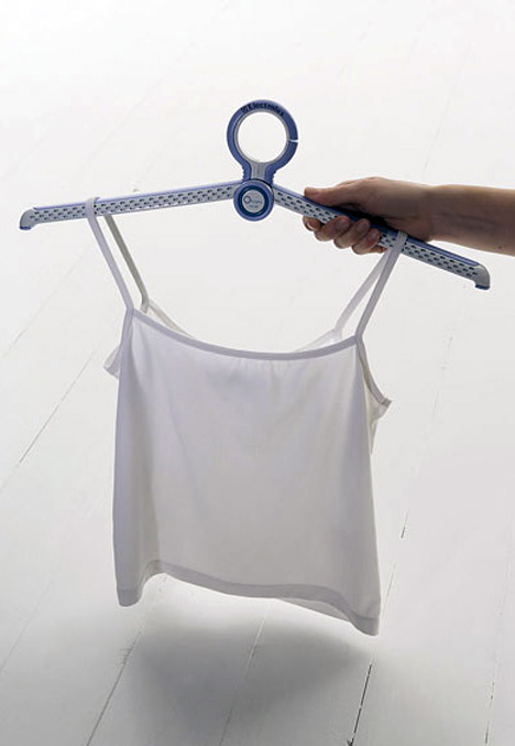 Ion Technology Clothes Hanger Removes Cigarette Smoke by Jun Kurihara