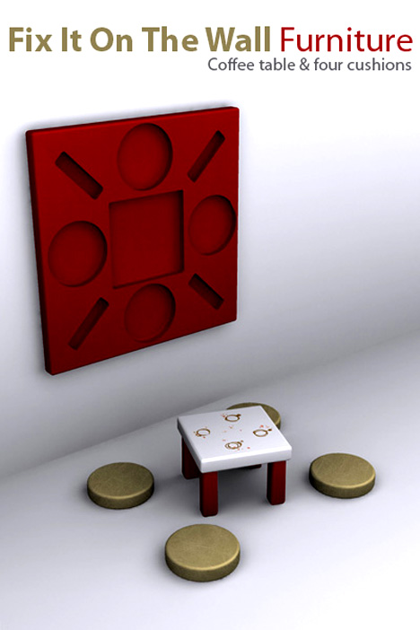 Fix It On The Wall Furniture by John Nouanesing