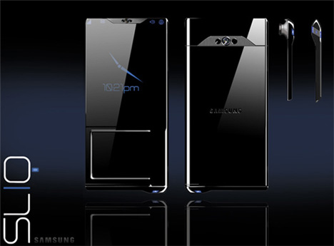Samsung Sliq Cell Phone by Mike Serafin