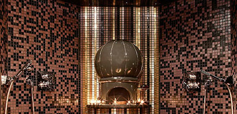 Spa Intercontinental Covered in Bisazza Tiles
