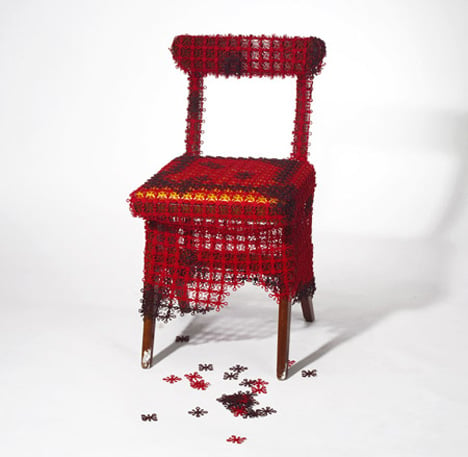 Caba – Felt Covered Chair by Kwangho Lee