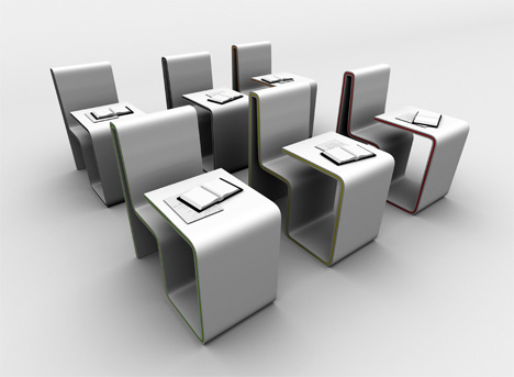 Rubberized School Desks Yanko Design