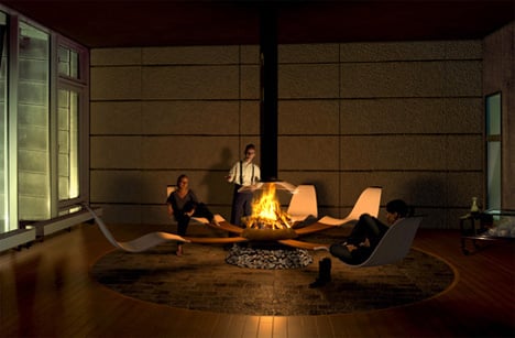 Fireplace by Jan Brauer