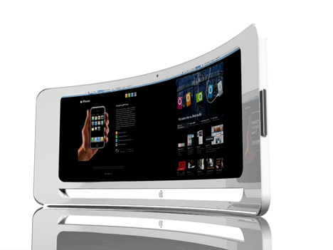 Curved iMac has your back…