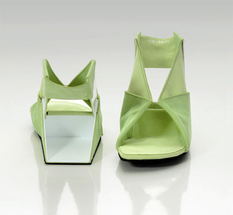 Flat Folded Shoe Is Like Easy Origami