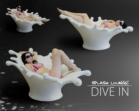Splash Lounge Chair. Go Ahead, Dive In.