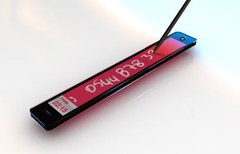 The Longest Mobile Phone Ever Or Just Looks It | Yanko Design