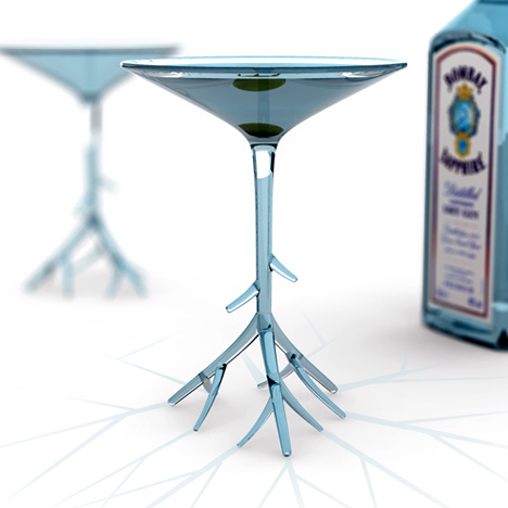 Martini Glass to Compliment Bombay Sapphire