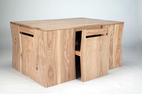 Chubby Brothers Hidden Chairs Dining Table