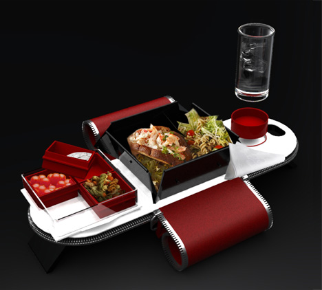 Lunch Box Tray Transformer - Yanko Design