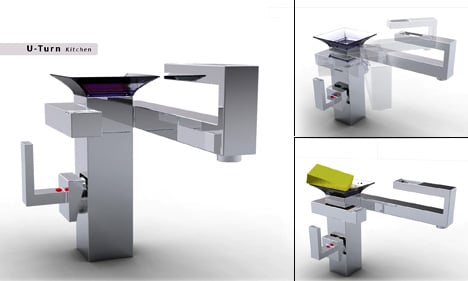 Chiseled & U-Turn Faucet Concepts by Sofian Tallal of Design Jordan