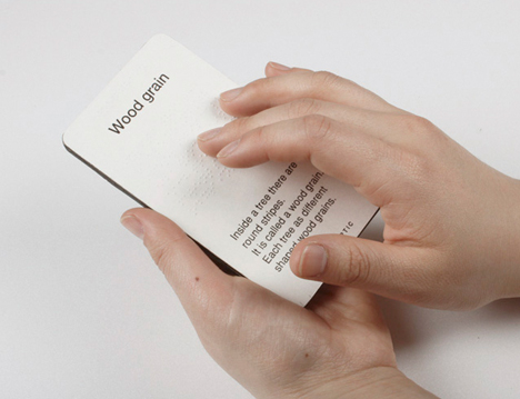 Hello Haptic Flash Cards for the Blind by Rhea Jeong, YoungSoo Hong, Sun Min Lee and Sae Hee Lee of Samsung Design Membership