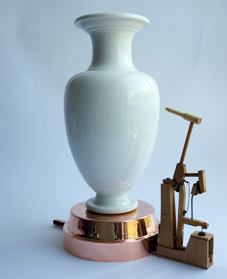 Sevres Vase Clock by Georgios Maridakis