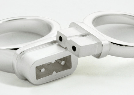Plug and Socket Duo Ring by Anna Yu of YU YU Design