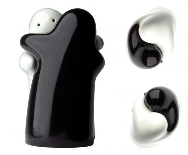 Friday Giveaway: 2 Hug Salt & Pepper Shakers & 2 Ribbon Bottle Openers For Those Who Lead a Spicy Life!