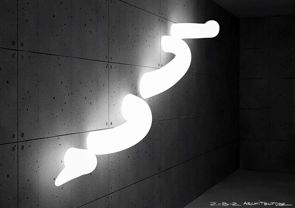 Nessie aka Loch Ness Monster lamp by 2-B-2 Architecture