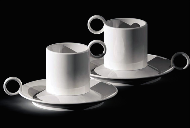 T-win Demitasse Cup by Karl Baxter