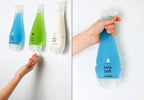 Less Soft – Soap and Shampoo Packaging by Jung Hyun Jee