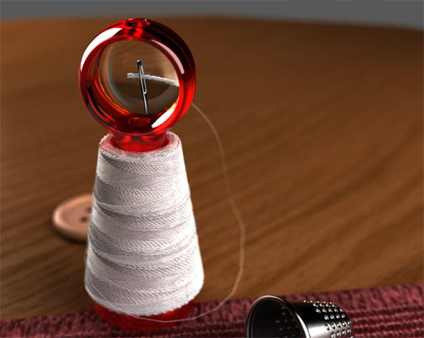 Little Helper - Magnifying Glass For Threading Needles by Chugunnikov Alexey and Alexander Trofimenko