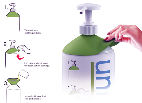 UNIECO - Bottle Design For Liquid Refill For Soap by Jinsoo Cho