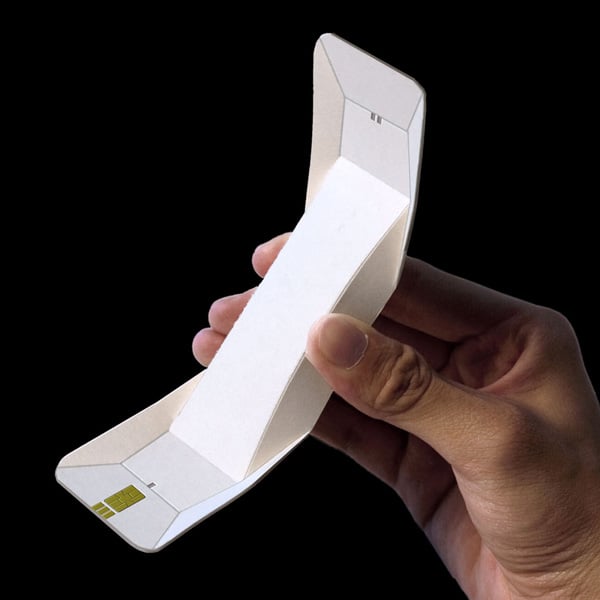 Tridimensional Origami Phone - Yanko Design