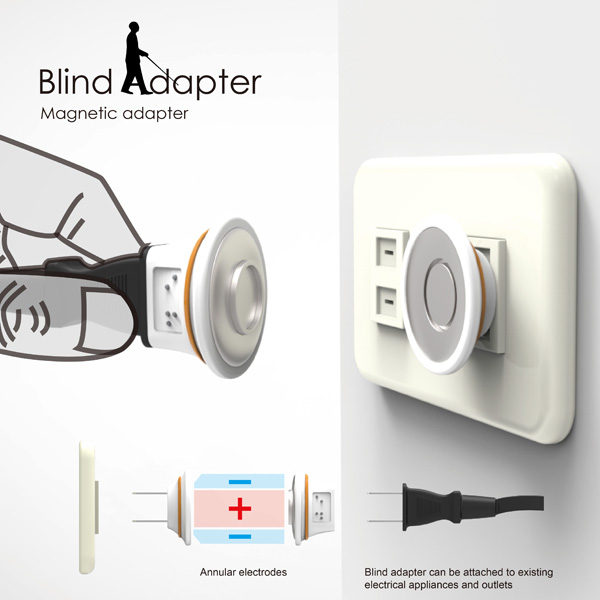 dart Ejeren Ulv i fåretøj Another Adapter For The Blind! - Yanko Design