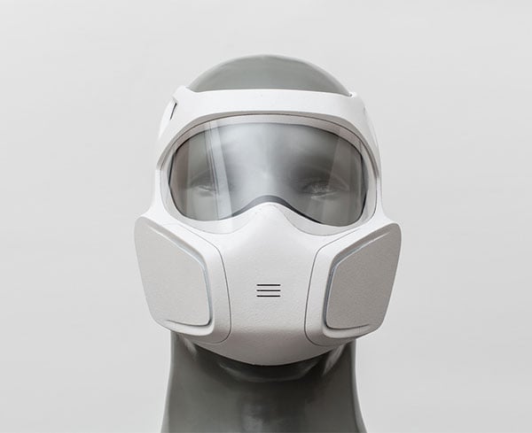 Student-designed tear gas safety mask wins top industrial design