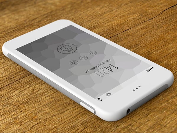 Inexpensive eInk Cell Phone - Yanko Design