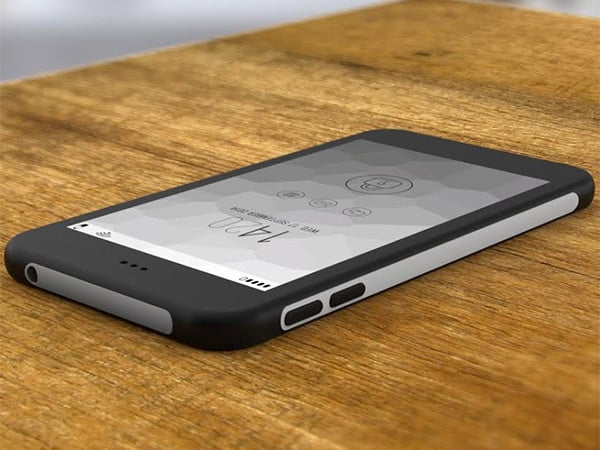 Inexpensive eInk Cell Phone - Yanko Design