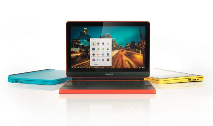Classy Curved Chromebook