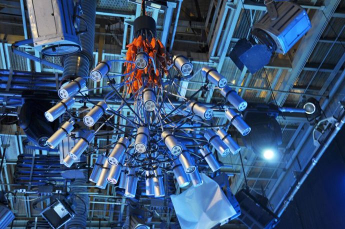 The Industrial Chic Chandelier