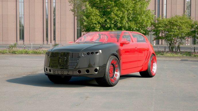 The Greenest Lux Vehicle Ever… in Cherry Red