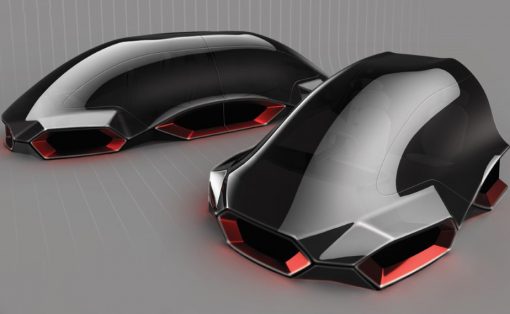Cybertruck 2.0 concept showcases an elegantly curved design, color