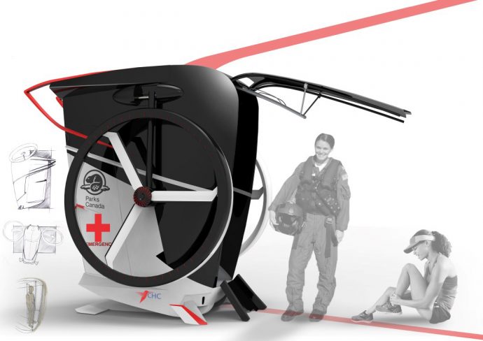 Ambulance in the air