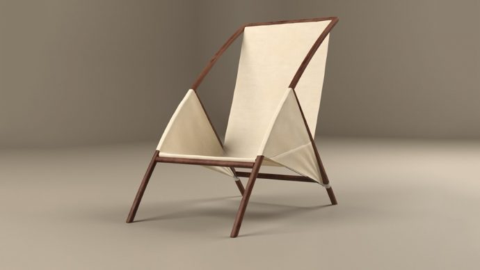 A Lawn chair with flair
