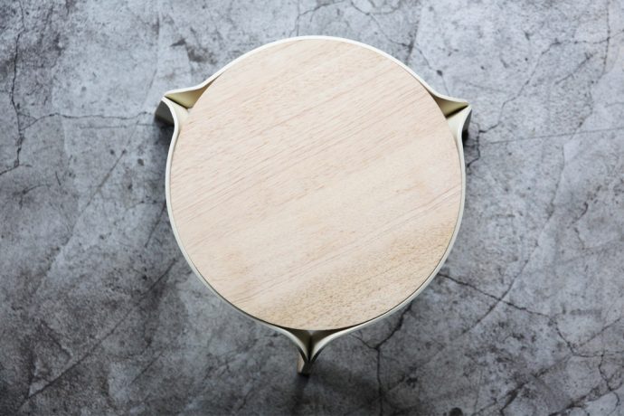 Beautifully Bare, 3-legged chair