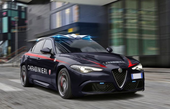The Cherry on Top of this Sweet Polizia Car!