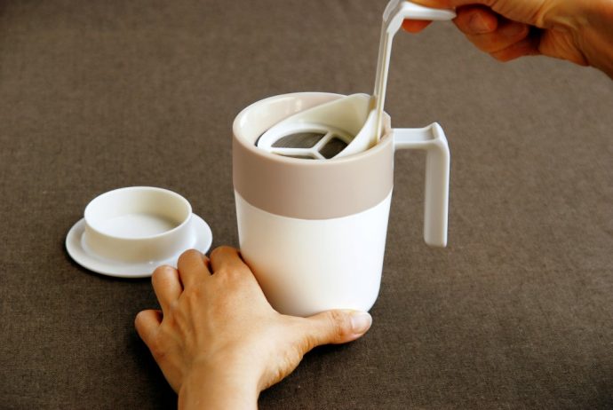 Literally the freshest cup of coffee
