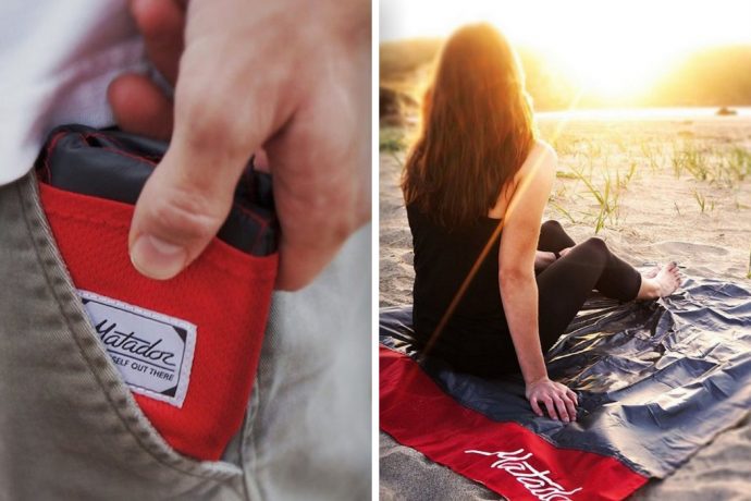 A full-sized yet pocket-sized blanket!