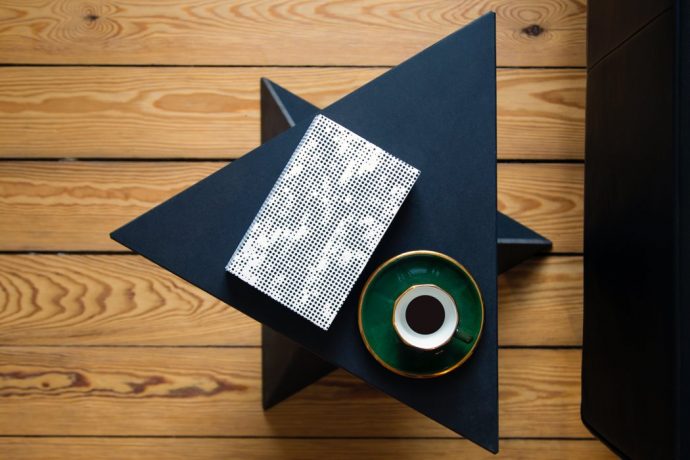 Geometric Art in an Accent Table