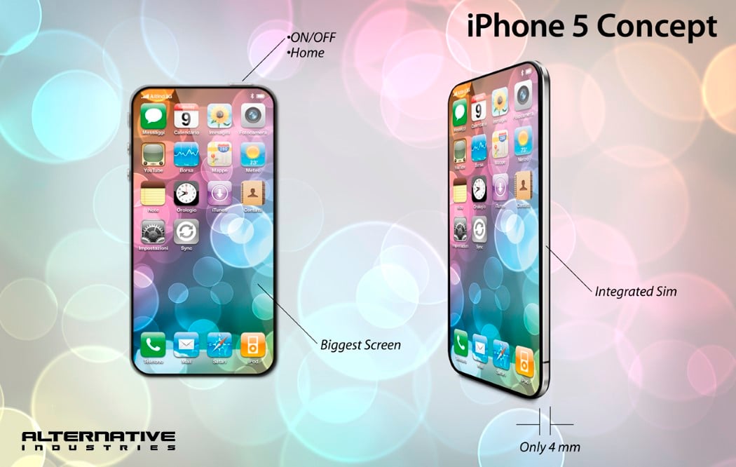 An "all-screen" iPhone concept that made it to CNET's website in 2012.