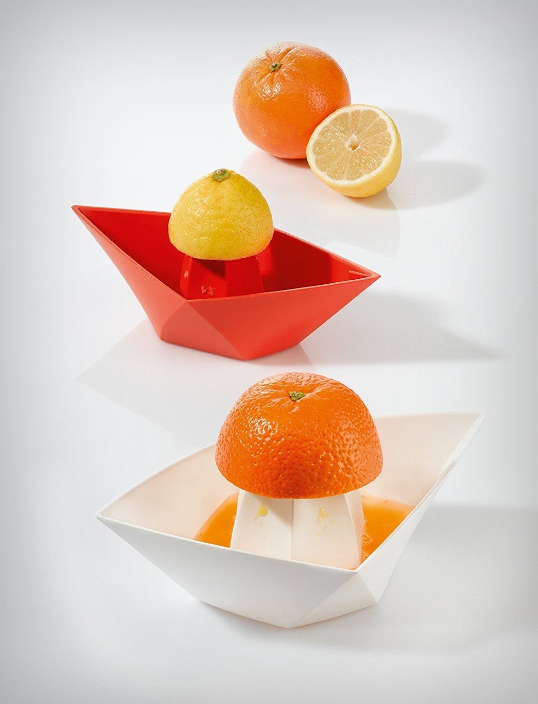 Great for lemons LIME AHOY limes Koziol AHOI Lemon Squeezer Fun Boat Design 