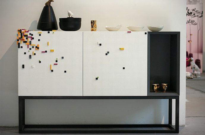 Lego-compatible furniture for your inner-child!
