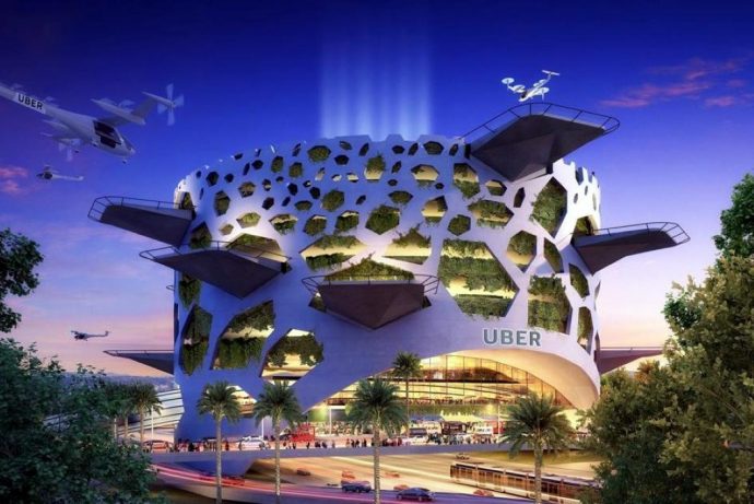 Driver, take me to the UberAir SkyPort