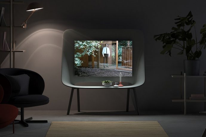 A Television Unit That’s Inspired by Nature