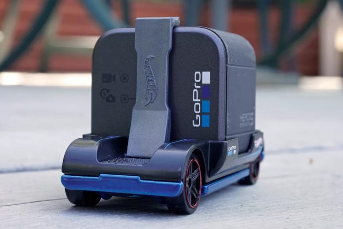Hot Wheels now makes a zooming mount for your GoPro!