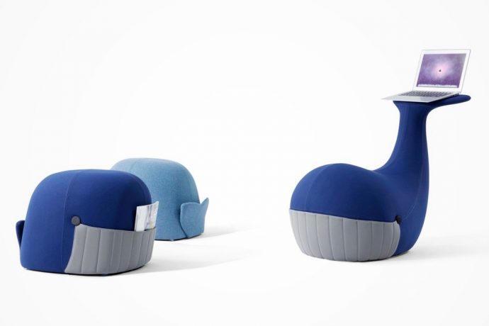 A Chair That’s Inspired by The Elegant Posture Of A Whale