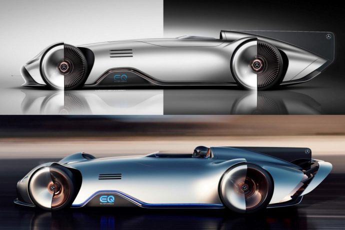 From Sketch to Prototype: The Mercedes Benz EQ Silver Arrow Concept