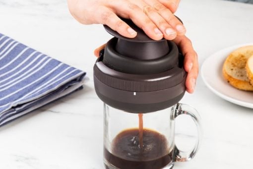 With over $1.3 million funded, this tiny portable French Press brews  delicious coffee right inside your mug - Yanko Design